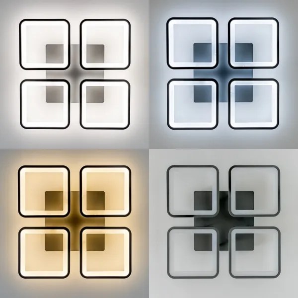 Brilagi - LED Stmievateľný prisadený luster SQUARED LED/85W/230V 3000-6500K + DO