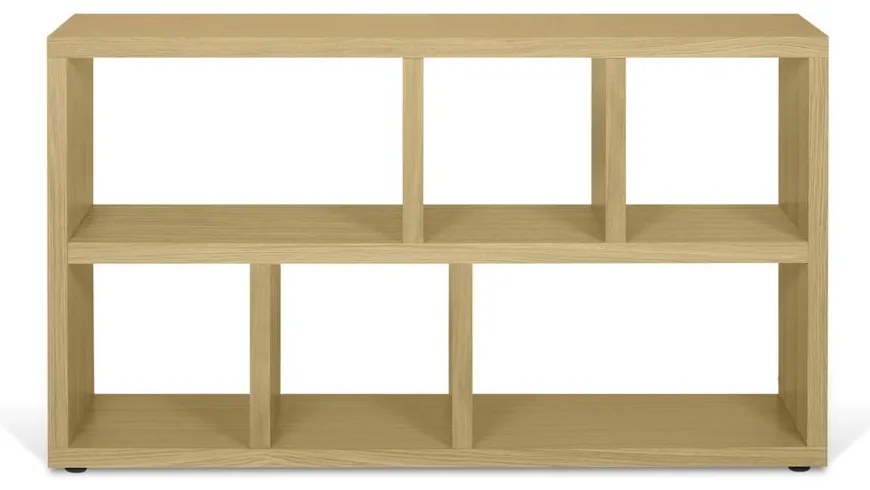 Knižnica v dekore duba v prírodnej farbe 150x83 cm Berlin – TemaHome