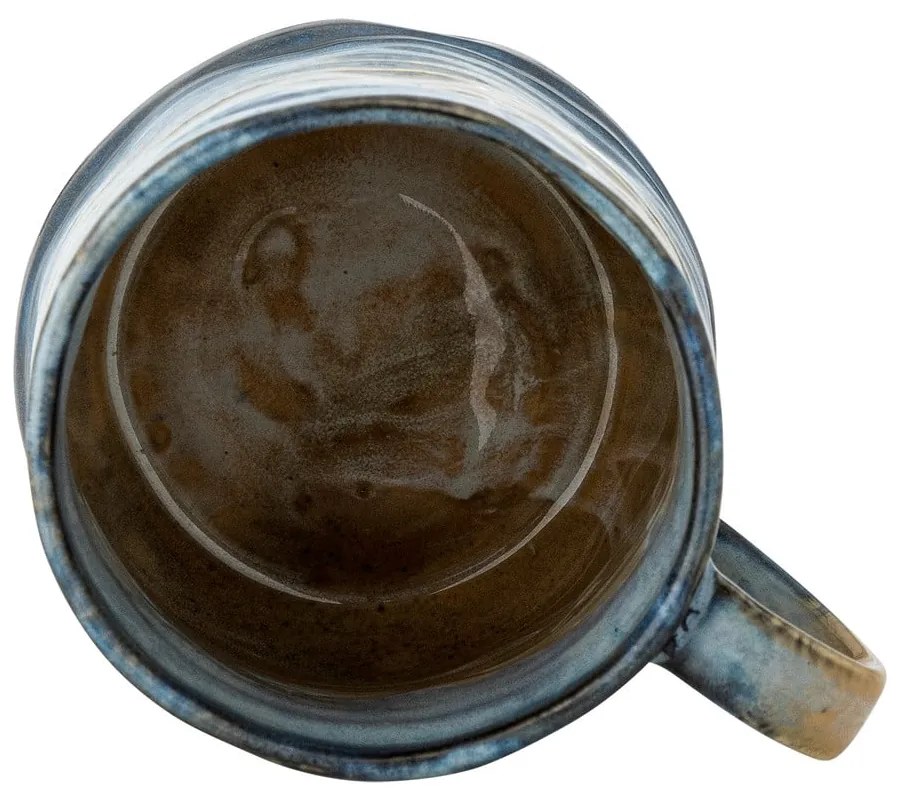 Modré hrnčeky v súprave 4 ks z kameniny 380 ml Deana – Bloomingville