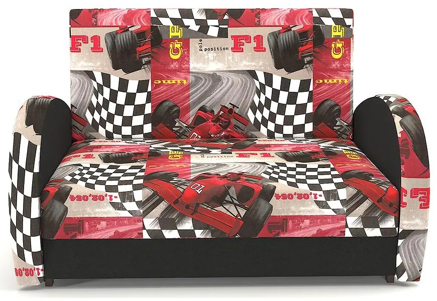 Pohovka Kaja 2 formula červená + Mura 100