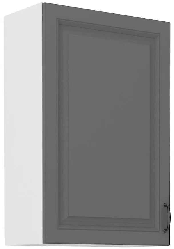 Kuchynská skrinka Stilo dustgrey/biely 60g/90 1f
