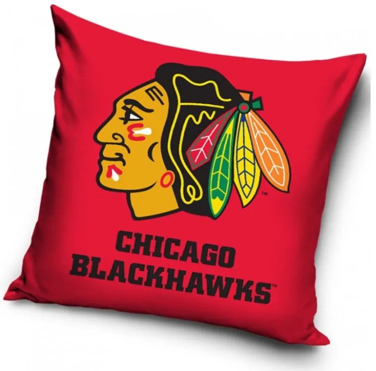 Vankúšik  NHL Chicago Blackhawks 40x40 cm
