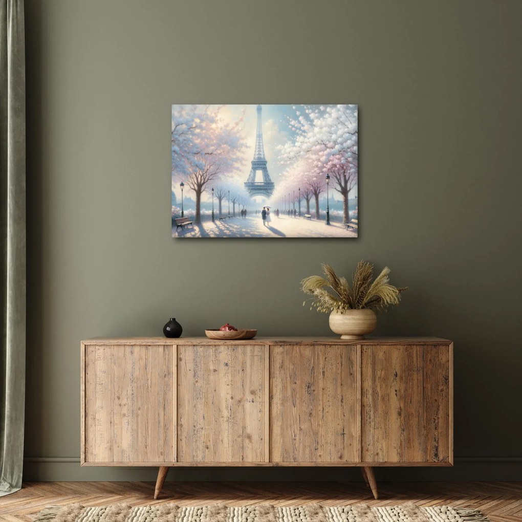 Obraz - Maľba z Paríža (70x50 cm)