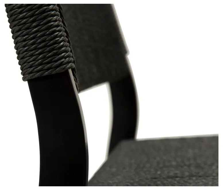 Čierna jedálenská stolička DAN-FORM Denmark Loop