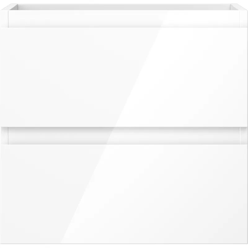 Mexen Orio, kúpeľňová skrinka 50 cm, 2 zásuvky, biela lesklá, 91A10-05047-2-BFF00