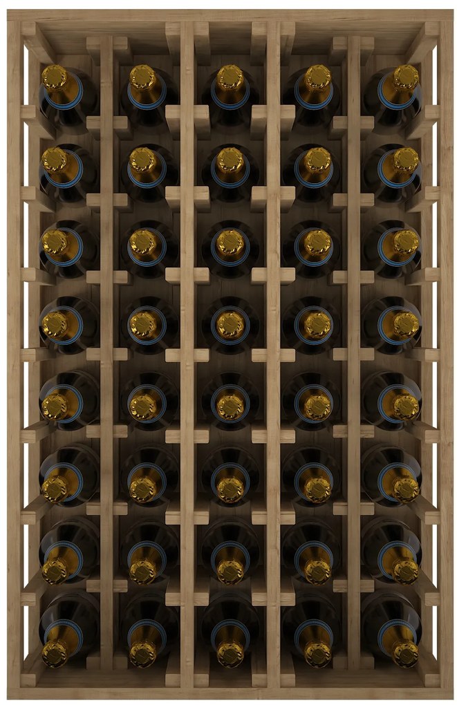Expovinalia Regál na šampaňské CANEDO CHAMPAGNE Materiál a odstín: Borovice s černým nátěrem