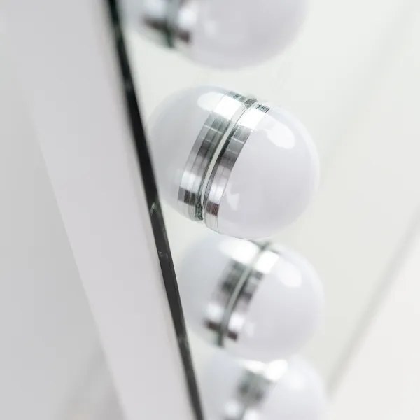BRILAGI - LED Stmievateľné make-up zrkadlo HOLLYWOOD LED/15W/230V 60x50 cm biela