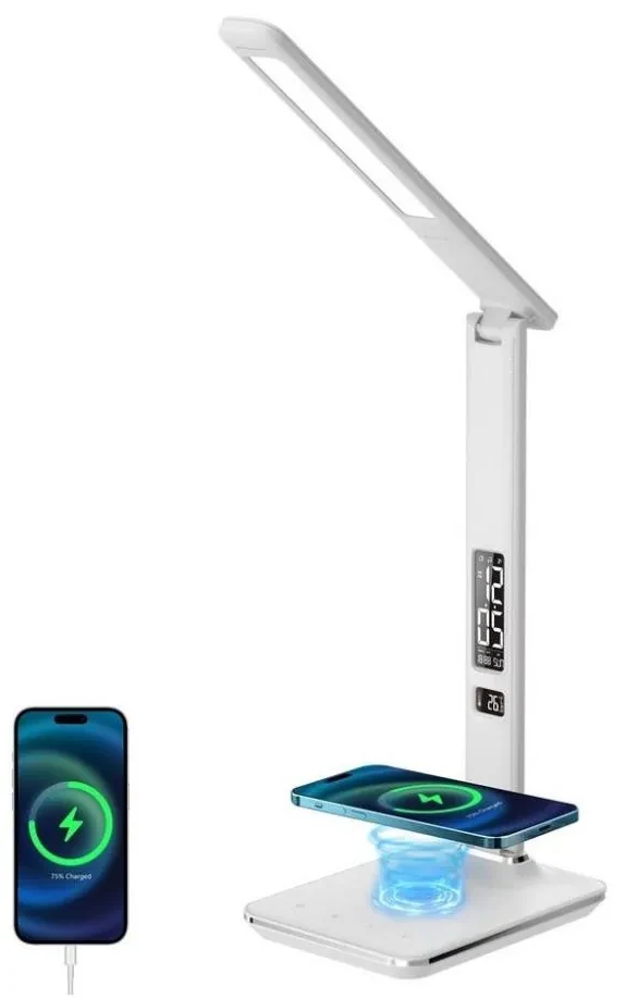 Brilagi- LED Stmievateľná  lampa s bezdrôtovým nabíjaním REGINA LED/8,5W/230V biela BG0505