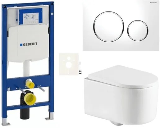 Závesný WC set Geberit do ľahkých stien / predstenová SAT SIKOGESTOR72S20