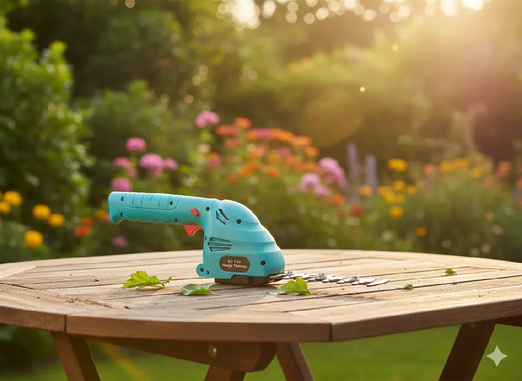 2 v 1 7,4 V akumulátorové záhradné nožnice