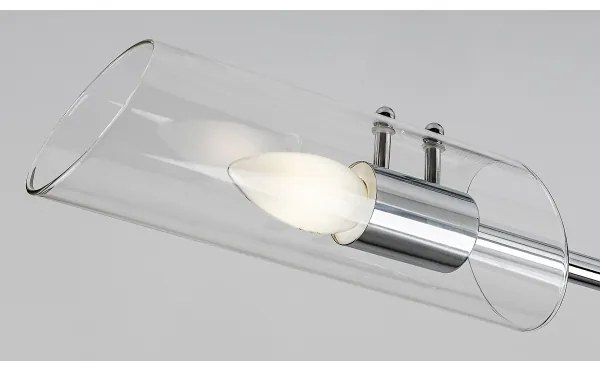 Rabalux 75030 - Kúpeľňový luster na tyči TEODORO 2xE14/12W/230V IP44 chróm