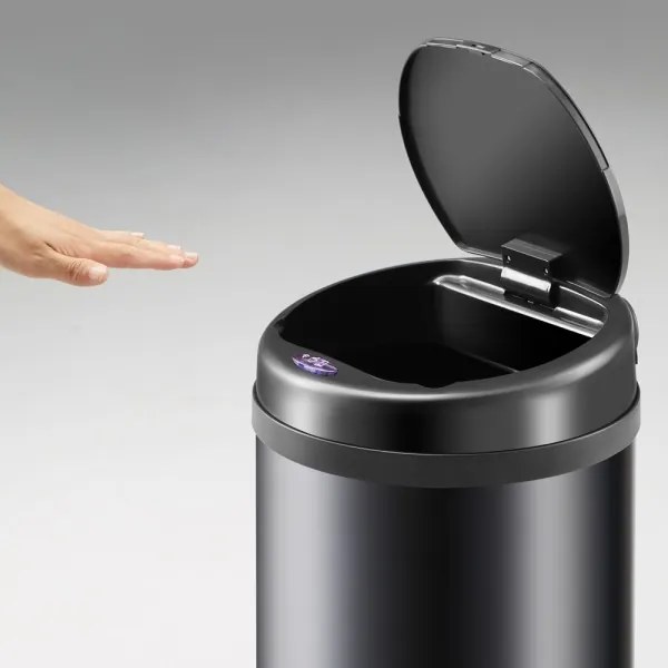 Odpadkový koš automatický senzor 40 litrov čierna DC kábel zdarma