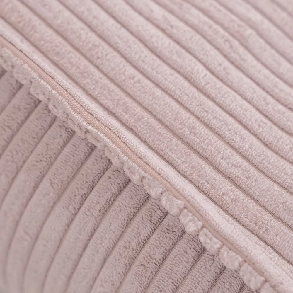 Podlahový puf menčester ružová