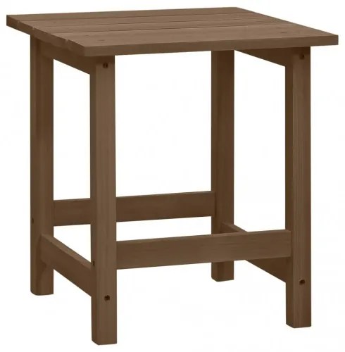 vidaXL Záhradná stolička Adirondack so stolíkom jedľový masív hnedá-