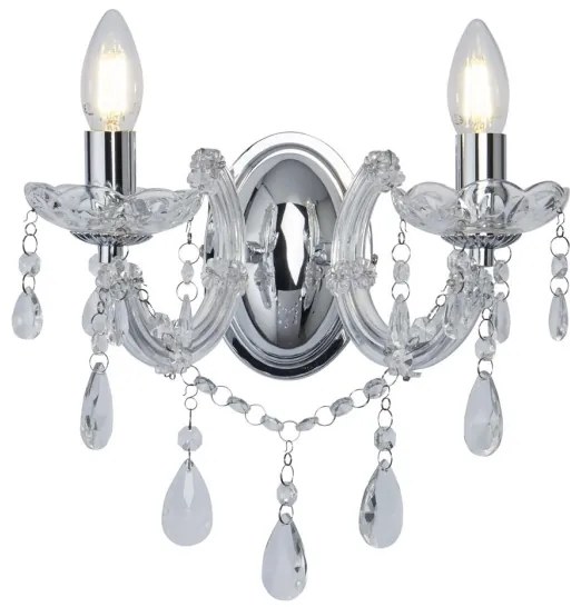 Searchlight - Nástenné svietidlo MARIE 2xE14/40W/230V