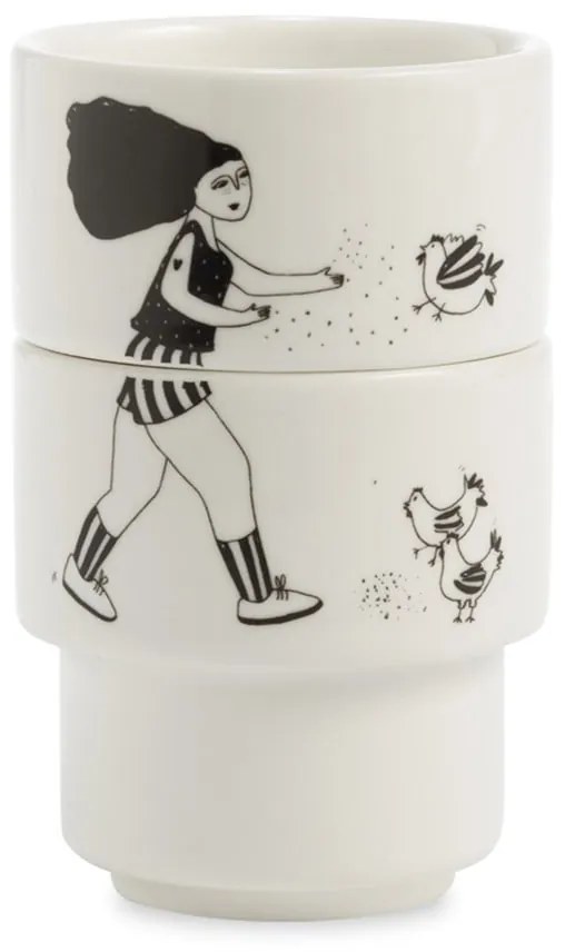 helen b Stojan na vajce Feeding the chicks – set 2 ks