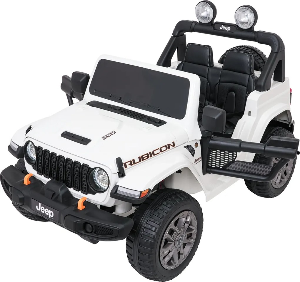 Ramiz Jeep Wrangler Rubicon LIFT elektrické autíčko pre deti biele