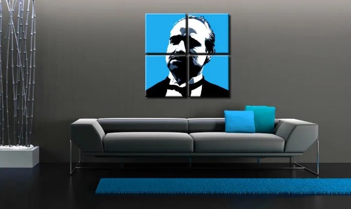 Ručne maľovaný POP Art obraz Marlon Brando