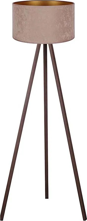 Brilagi - Stojacia lampa VELVET 1xE27/60W/230V hnedá/béžová