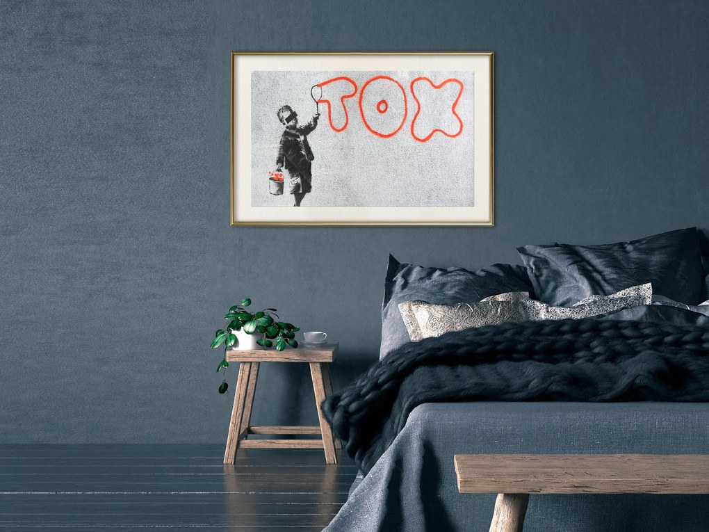 Artgeist Plagát - Toxic [Poster] Veľkosť: 30x20, Verzia: Zlatý rám s passe-partout