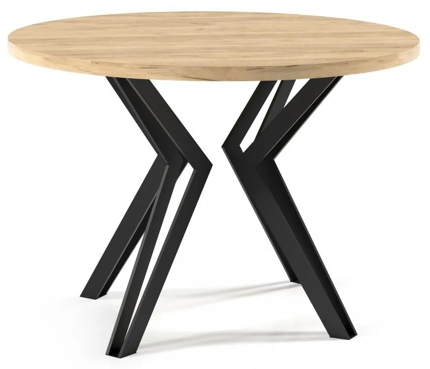 Okrúhly rozkladací jedálenský stôl KODY 100-120cm