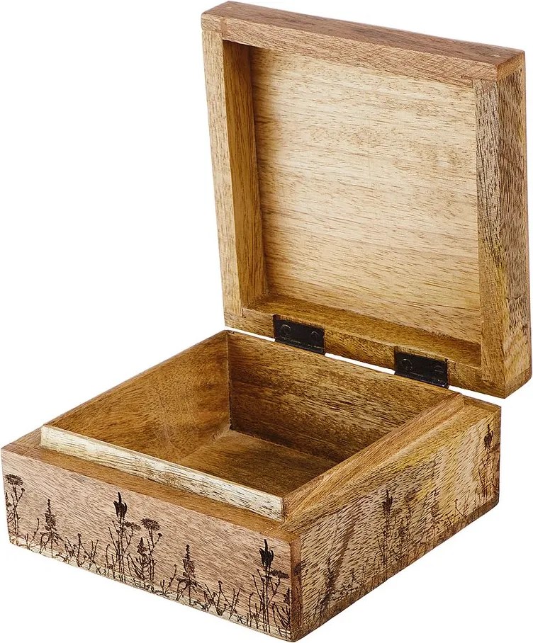 FLOWER BOX Štvorcová truhla 14 x 14 cm