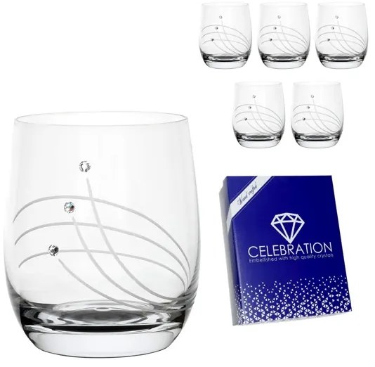 Poháre GLOBO CRYSTALS CLASSIC 350 ml, 6 ks