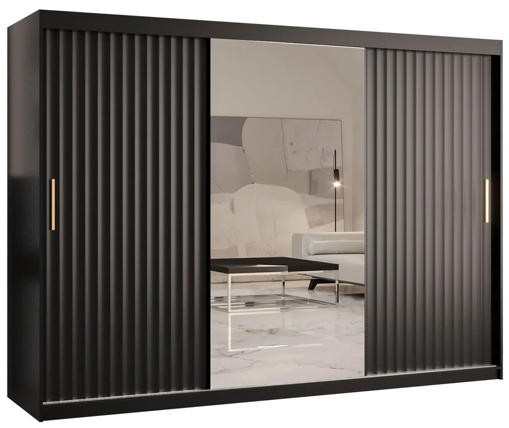 Skriňa Towiro Wave 2 250, Farby: čierna