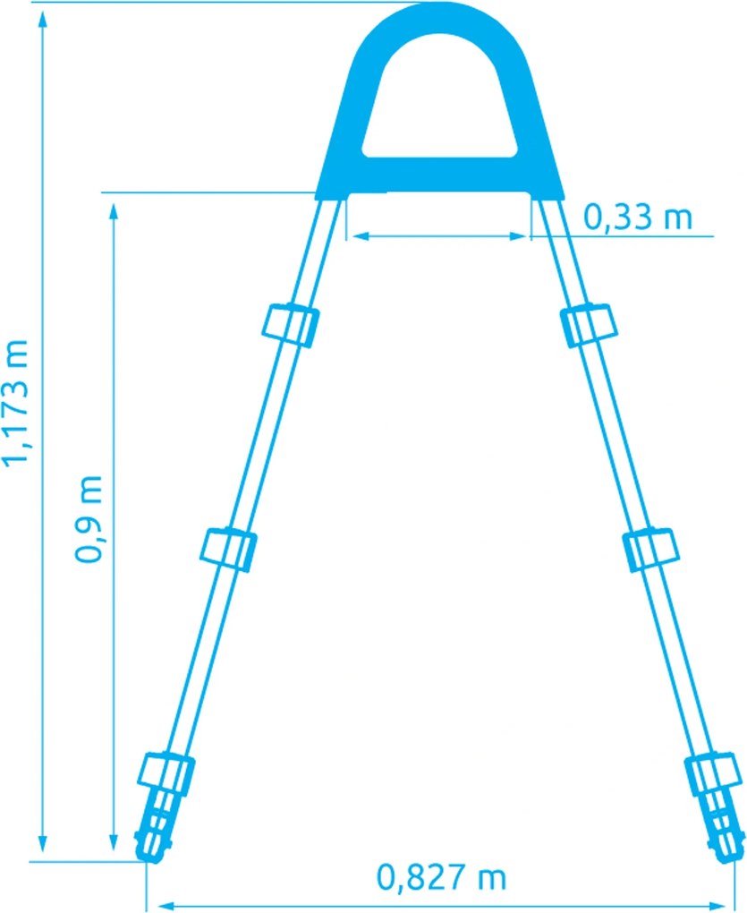 Marimex | Schody k bazénom - výška steny do 0,91m | 10950014