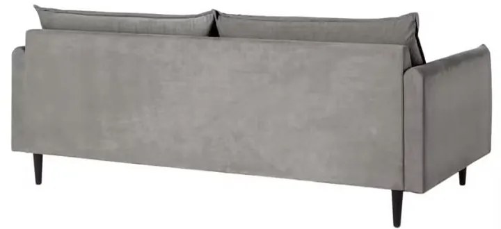 Sivá zamatová pohovka 203 cm Juli – Ropez