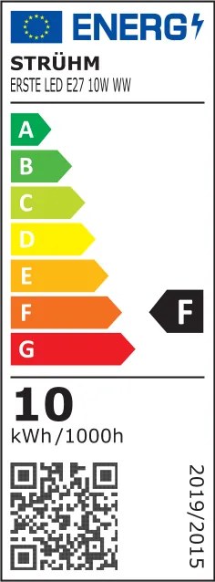 Strühm STRÜHM LED žiarovka ERSTE LED E27 10 W Warm White 2754