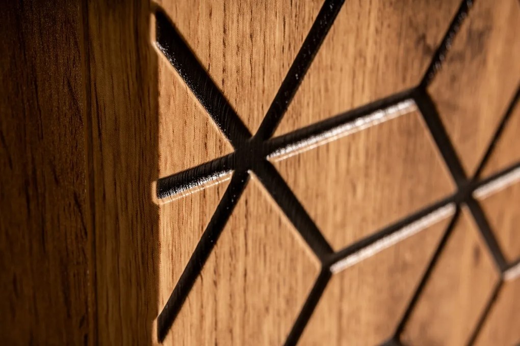 Horná kúpeľňová skrinka DIAMOND 83-01-D-1D dub wotan