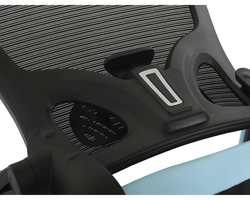Autronic KA-V317 BLUE Kancelárska stolička