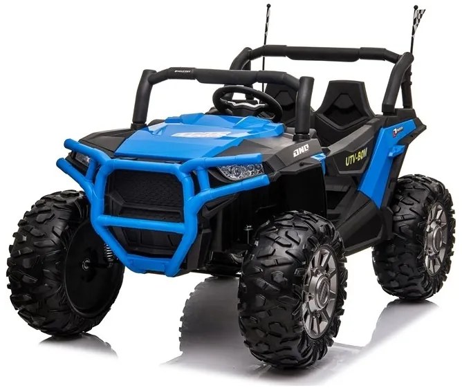 RAMIZ ELEKTRICKÉ AUTÍČKO JEEP JC999 4x4 - NELAKOVANÉ - MODRÉ - MOTOR - 4x45W BATÉRIA 2x12V/7Ah - 2022