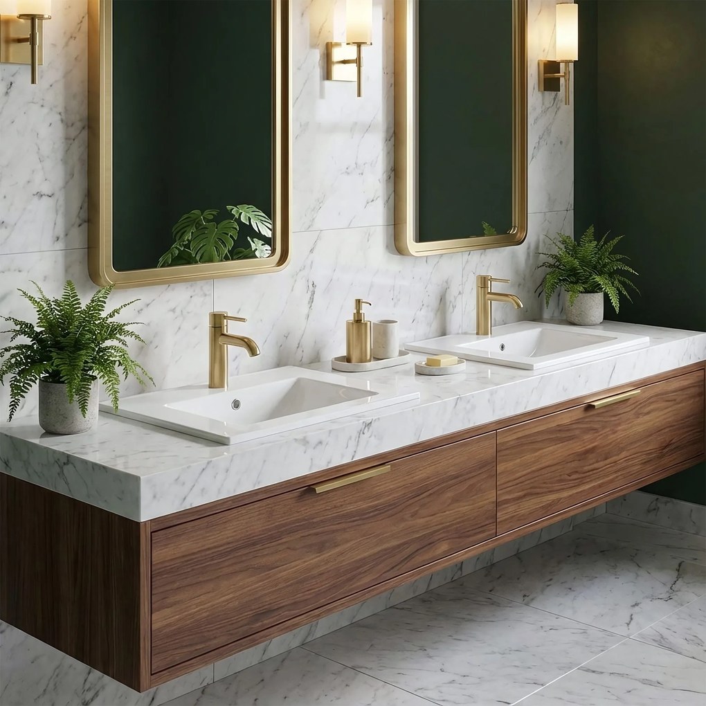 Rea Dafne 70 umývadlo, 72 x 47 cm, biela, REA-U0190