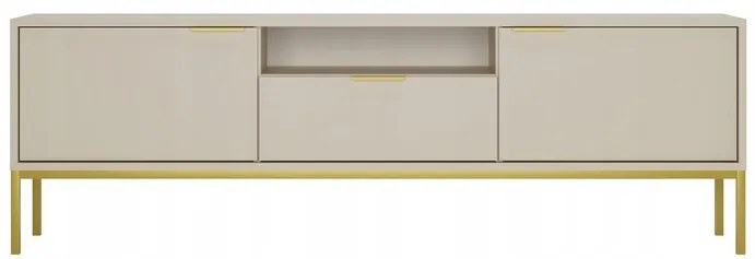 Televízny stolík Austin 175 cm kašmír/zlatý