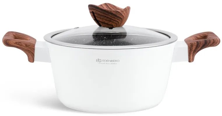 Biela 15 kusová sada hrncov