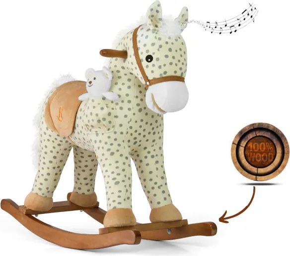 Hojdací koník Pony so sivými bodkami