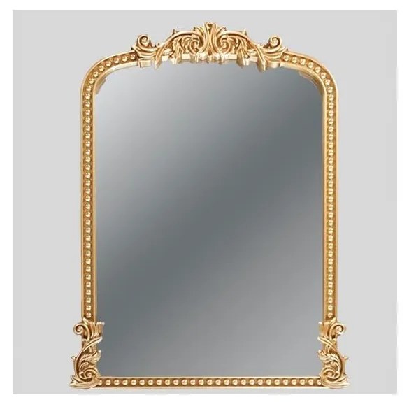 Nástenné zrkadlo 66x44 cm zlatá