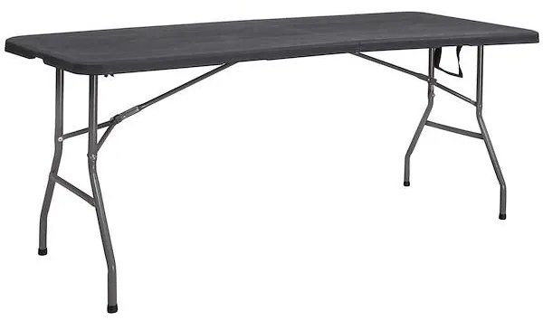 Skladací cateringový stôl 180 cm Springos GF0052 - čierny