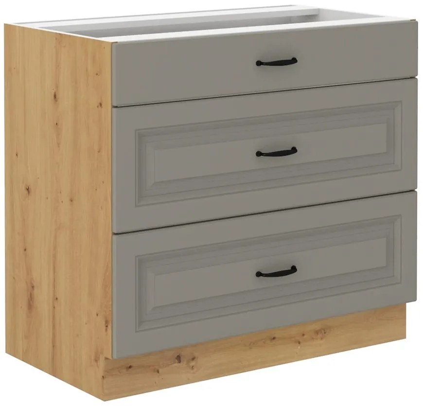 Kuchynská skrinka Stilo claygrey/artisan 80d 3s bb