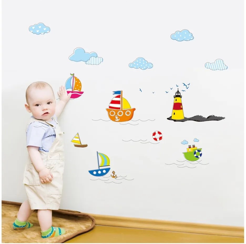 Samolepka Fanastick Sea and Boat