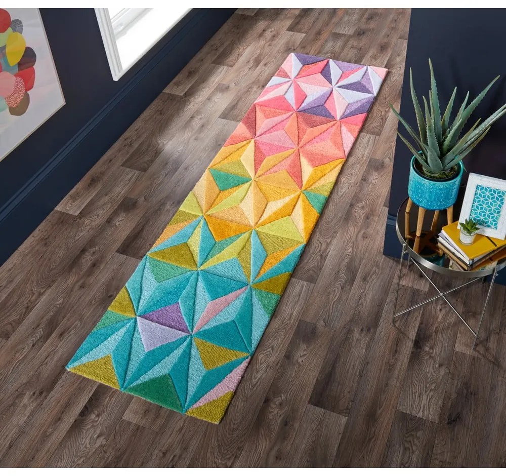 Vlnený behúň 60x230 cm Reverie – Flair Rugs