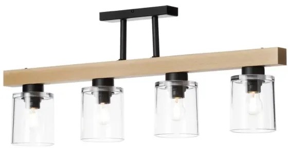 Prisadený luster RUSTIC RADIANCE 4xE27/60W/230V