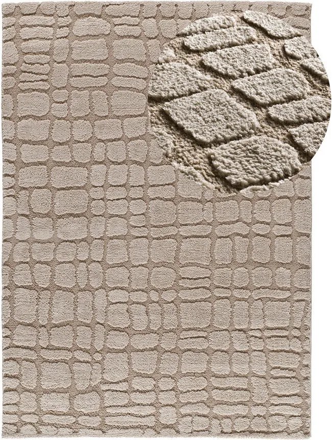 Béžový koberec 64x120 cm Juno – Universal