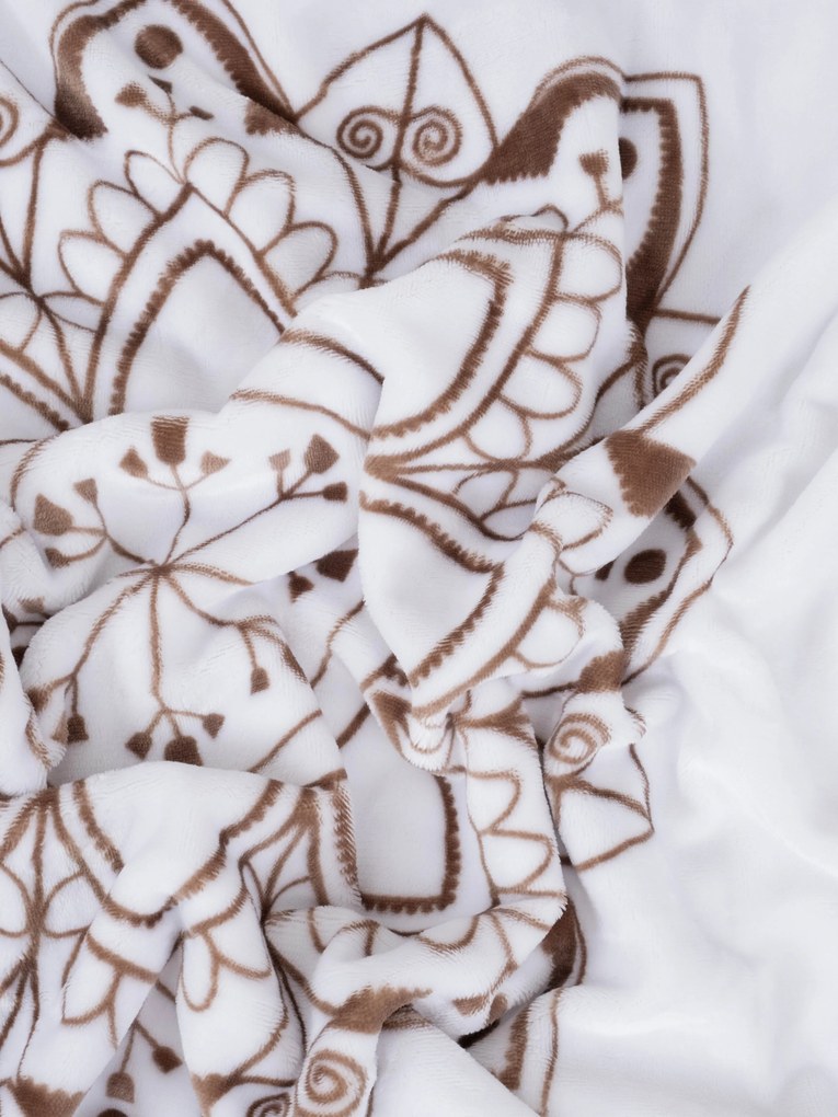 Obliečky mikroplyš Exclusive – Mandala bežová