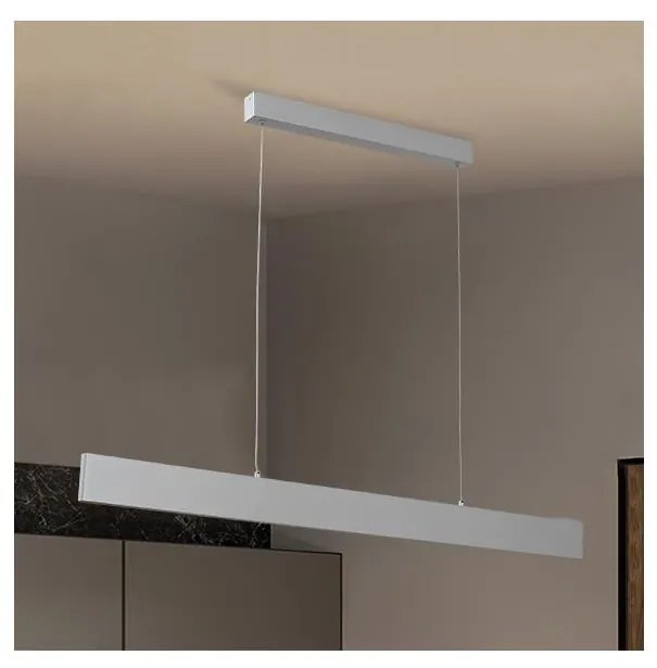 Brilagi - LED Stmiev. luster na lanku SLIMLINE LED/40W/230V 3000-6000K strieborná +DO BRI158
