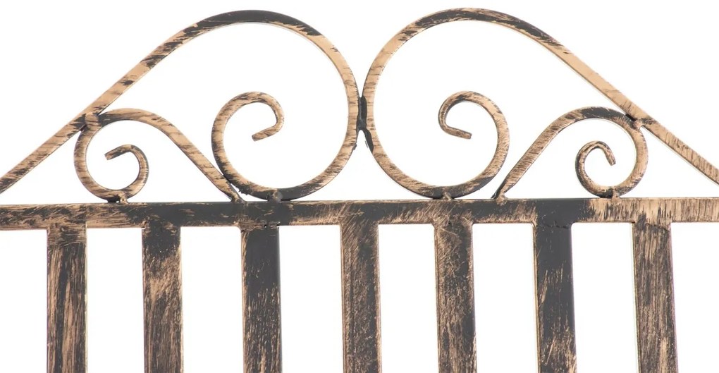 Kovové hojdacie kreslo Smile - Bronzová