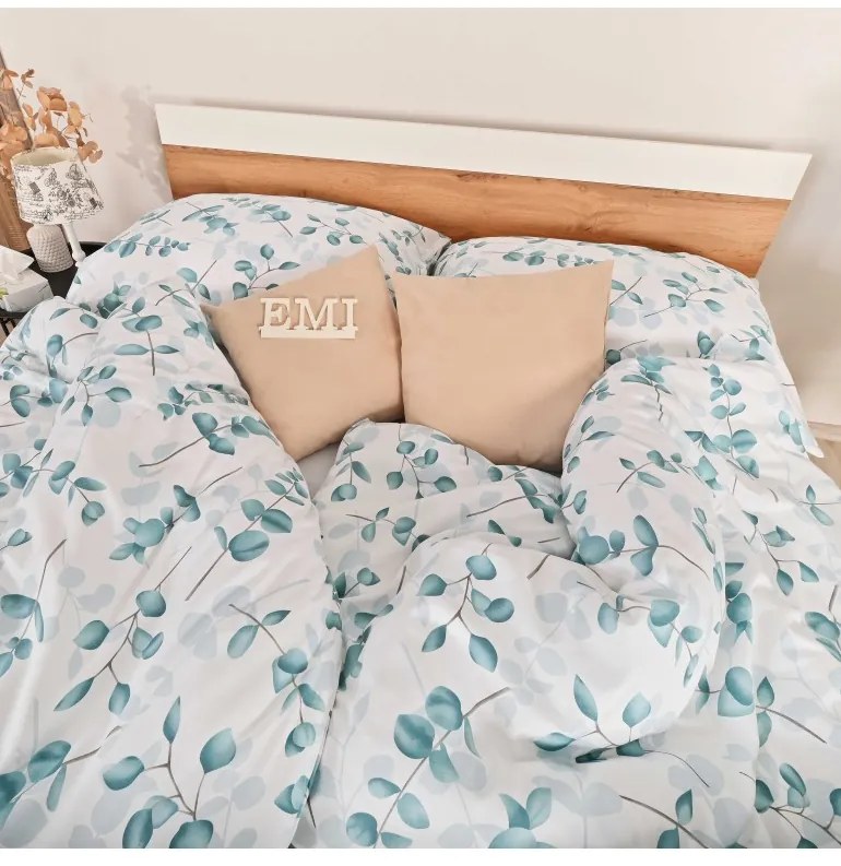 Obliečky Julia satén EMI, Štandardný set jednolôžko obsahuje 1x 140x200 + 1x 70x90