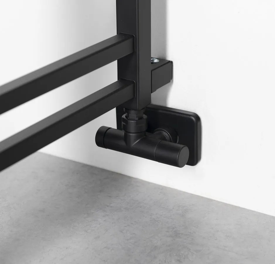 Sapho Sapho, METRO SPACE vykurovacie teleso 550x1430 mm, inštalácia v priestore, čierna mat, IR438B